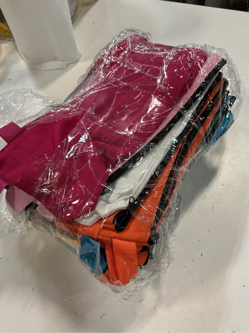 Condition photo showing Good Condition for 60 pcs canvas makeup bags bulk multi-purpose cosmetic bag with zipper multi-purpose blank travel toiletry bag plain blank colored bag for travel girls pencil craft, 15 colors (9.8 x 5 x 2 inch)