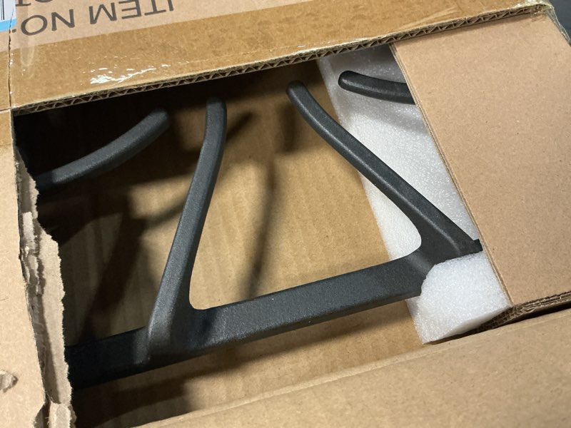 Condition photo showing Good Condition for atgestore 316499502 burner grate replacement parts for frigidaire stove parts 8.9” x8.6” cast iron grate fgf348ksk lggf3044lwc frigidaire gas range stove grate 3164995 surface cooktop side grate