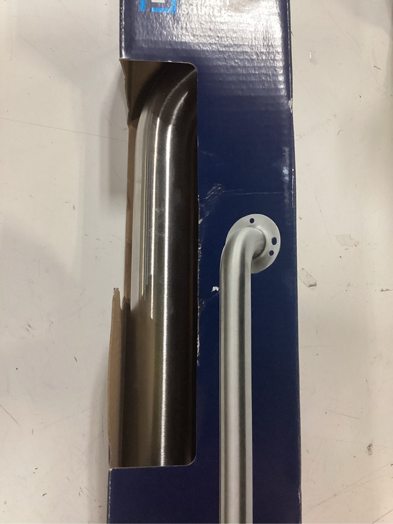 Condition photo showing New/Like New for project source exposed screw 24-in stainless steel wall mount ada compliant grab bar (500-lb weight capacity)