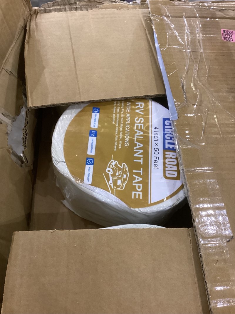 Condition photo showing New/Like New for RV Roof Tape White, 2 Inch X 50 Feet RV Repair Sealant Tape, Stop Camper Roof Leaks, UV-Resistant, Weatherproof and Reliable for Camper, Trailer, Boat (2In-50FT)