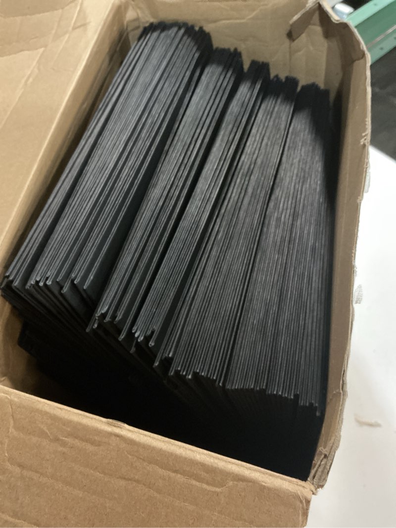 Condition photo showing Good Condition for Kosiz 200 Pcs Tax Return Folders Bulk 9 x 12 Inch 2 Pocket Gold Foil Stamped Folder with Pockets for Business Office Storing or Handling Personal and Customer Tax Return Organizer (Black) 200 Black