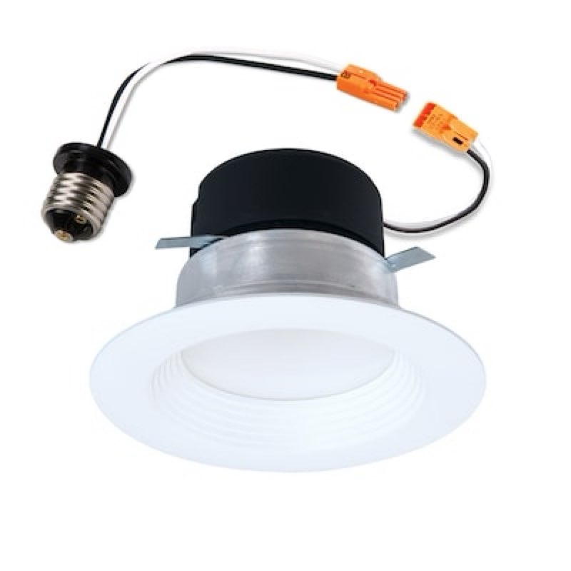 halo white 4-in 600 -lumens switchable white round dimmable led wet rated recessed
