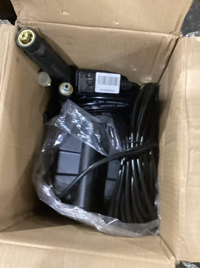 Condition photo showing As Is for NOT TESTED Westinghouse ePX3100 Electric Pressure Washer, 2300 Max PSI 1.76 Max GPM with Anti-Tipping Technology, Onboard Soap Tank, Pro-Style Steel Wand, 5-Nozzle Set, for Cars/Fences/Driveways/Home/Patios
