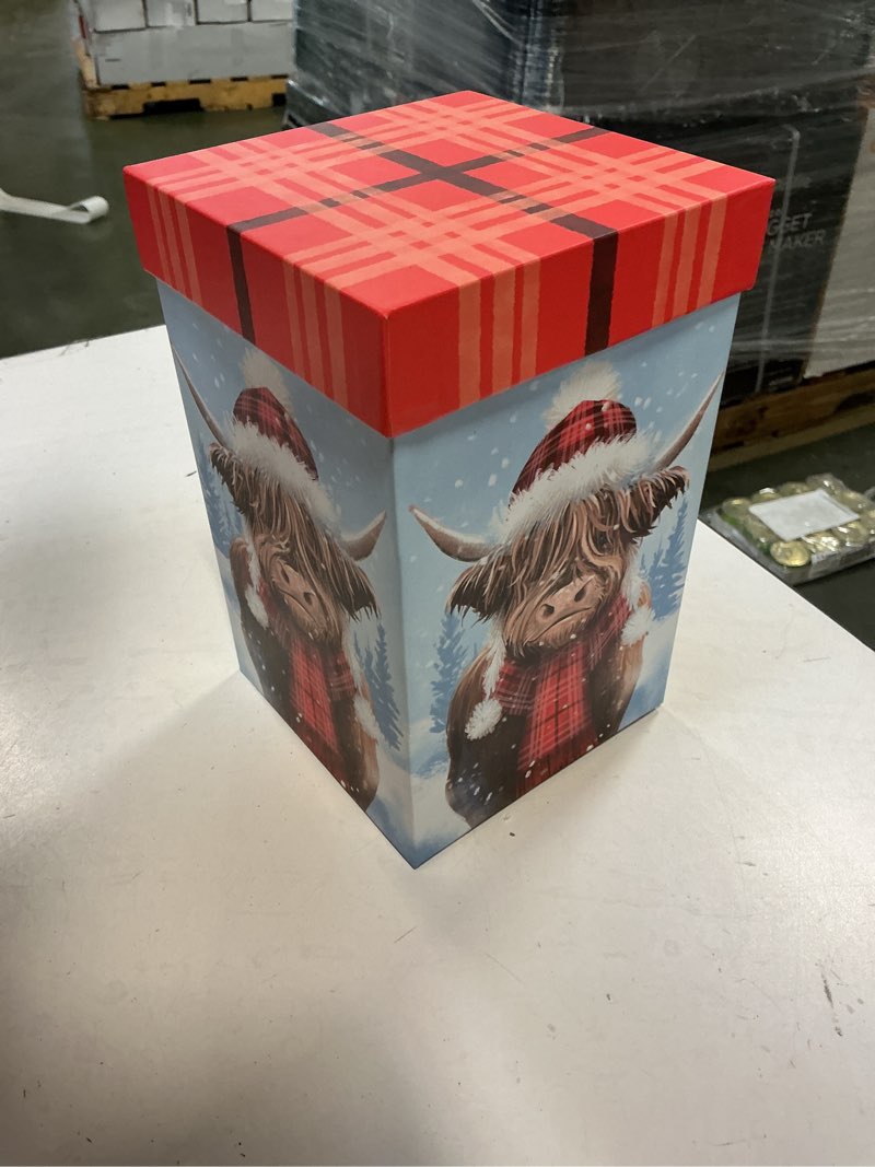 Condition photo showing New/Like New for Holly Homestead Travel Cup Ceramic Perfect Cup, Highland Cow, 17oz, Gift Box Set of 4