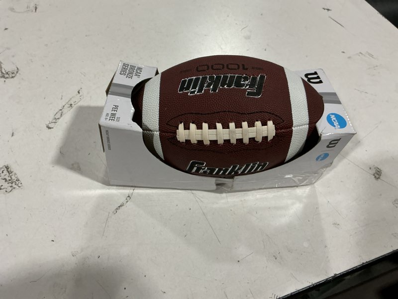 Condition photo showing Good Condition for wilson ncaa red zone composite football  size pee wee ages 6-9