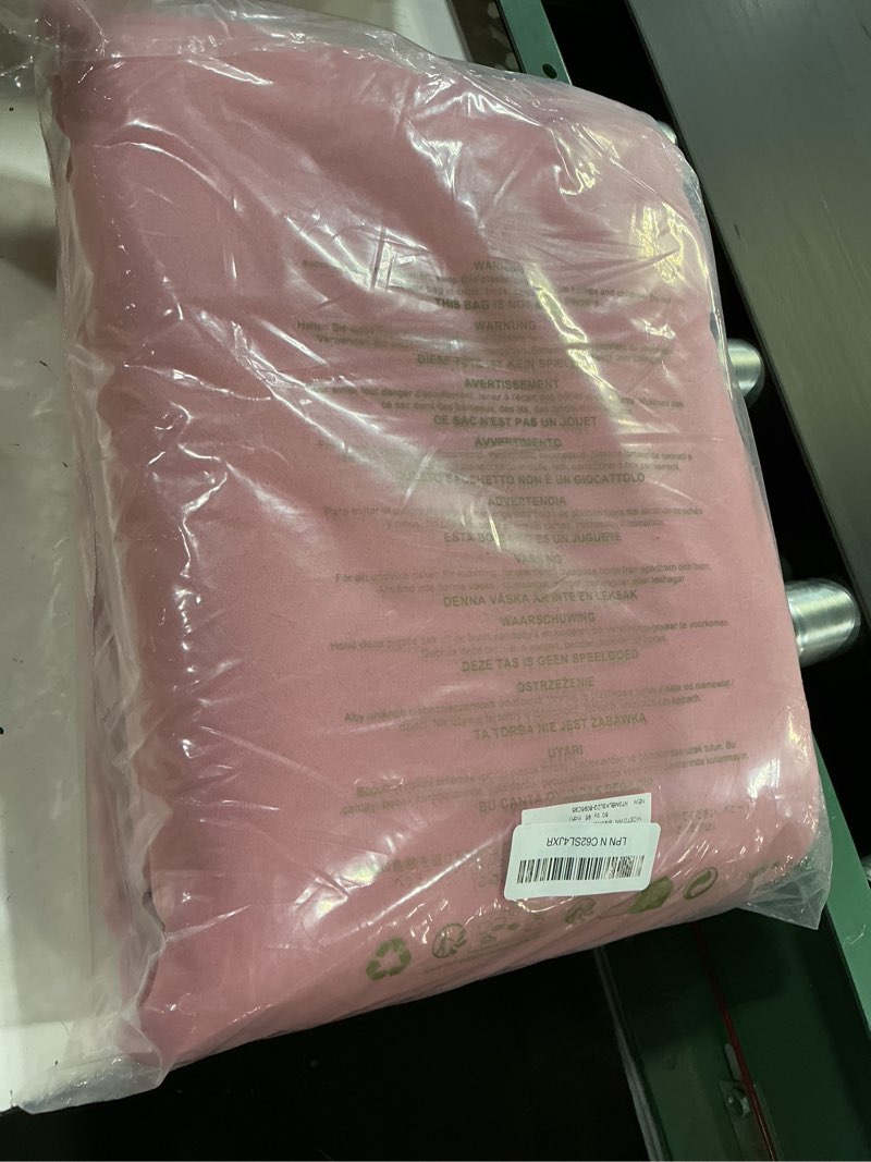 Condition photo showing New/Like New for nicetown blackout draperies curtain panels - window treatment thermal insulated solid grommet blackout curtains/panels/drapes for bedroom (crystal pink, set of 2, 80 by 95 inch) crystal pink 80"w x 95"l (pack of 2)