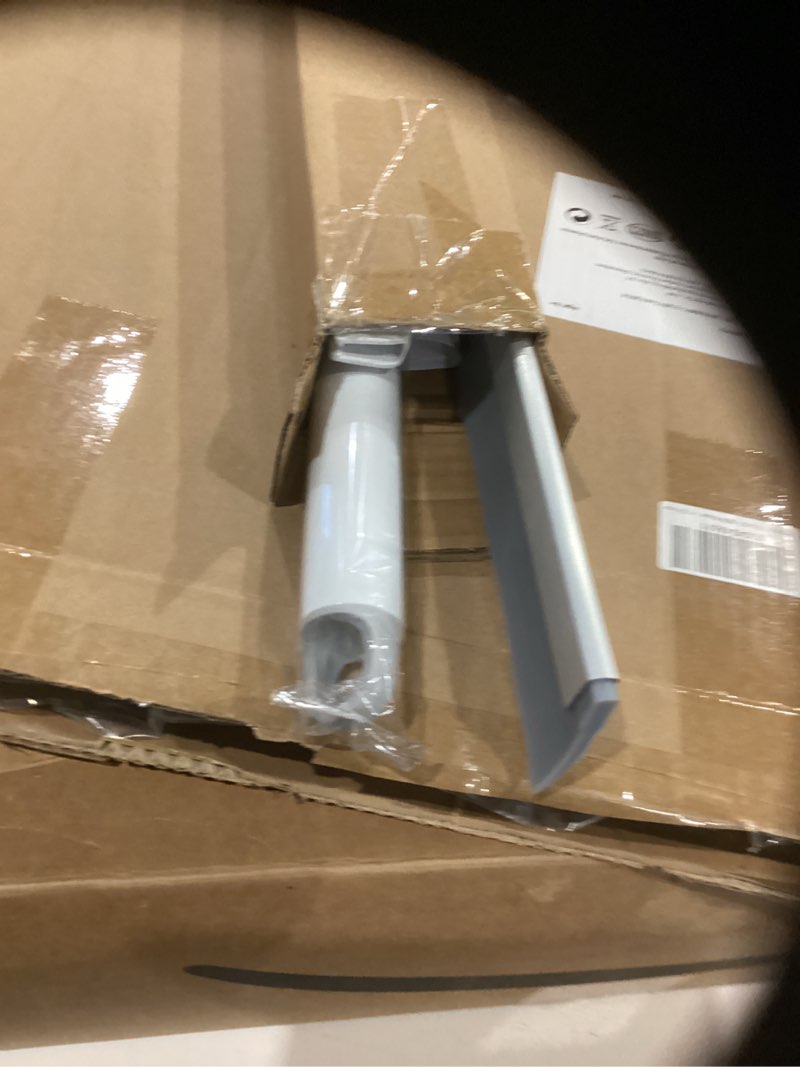 Condition photo showing Good Condition for 19.7'' large floor squeegee for concrete floor with 51''-58'' telescoping stainless steel handle, squeegee broom for removing water on tile, epoxy, garage, driveway, patio