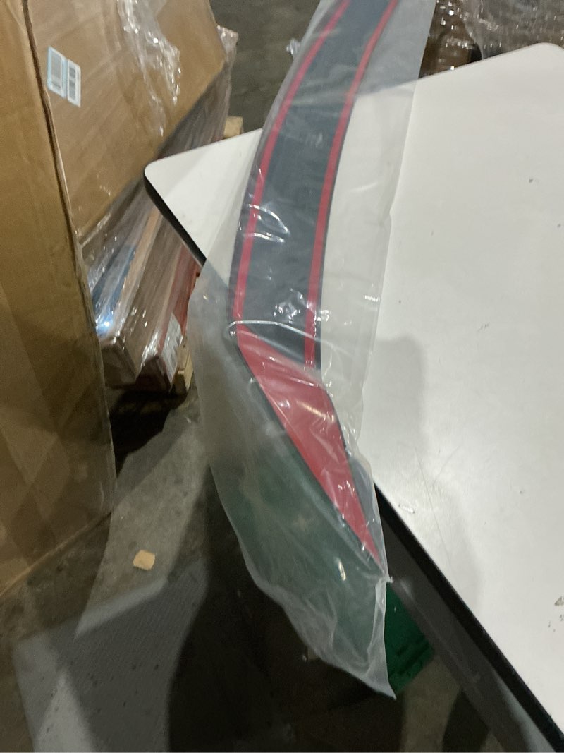 Condition photo showing As Is for for bmw f33 f83 m4 convertible 14-20 real carbon fiber trunk spoiler lip wing