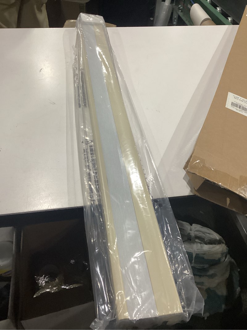 Condition photo showing New/Like New for lazblinds cordless cellular shades, blackout privacy honeycomb shades for home, thermal insulation noise reduction blinds for windows, 35'' w x 48'' h, cream blackout-cream 35'' w x 48'' h
