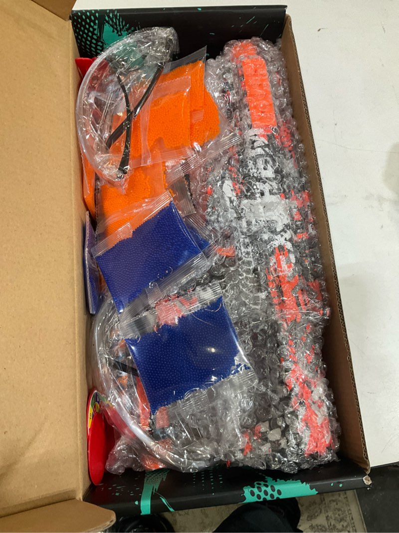 Condition photo showing Good Condition for 2 pack gel ball blaster splatter toys - high powerful 12 per seconds 160+ fps super high speed automatic splat toys for age 14+