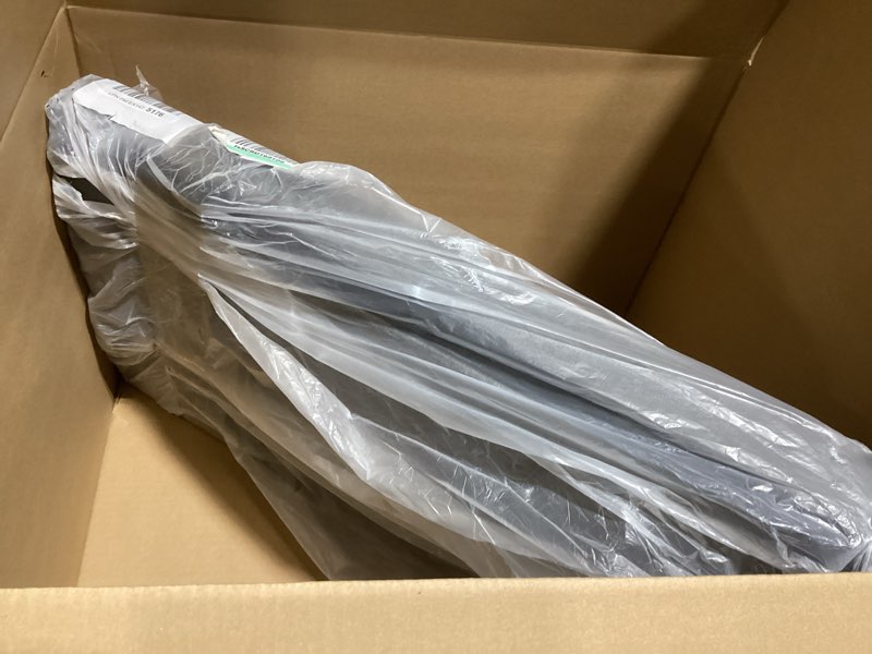 DUMOS 30in Foldable Storage Ottoman Bench, Storage Chest, End of Bed Foot Rest Stool with Padded Sea