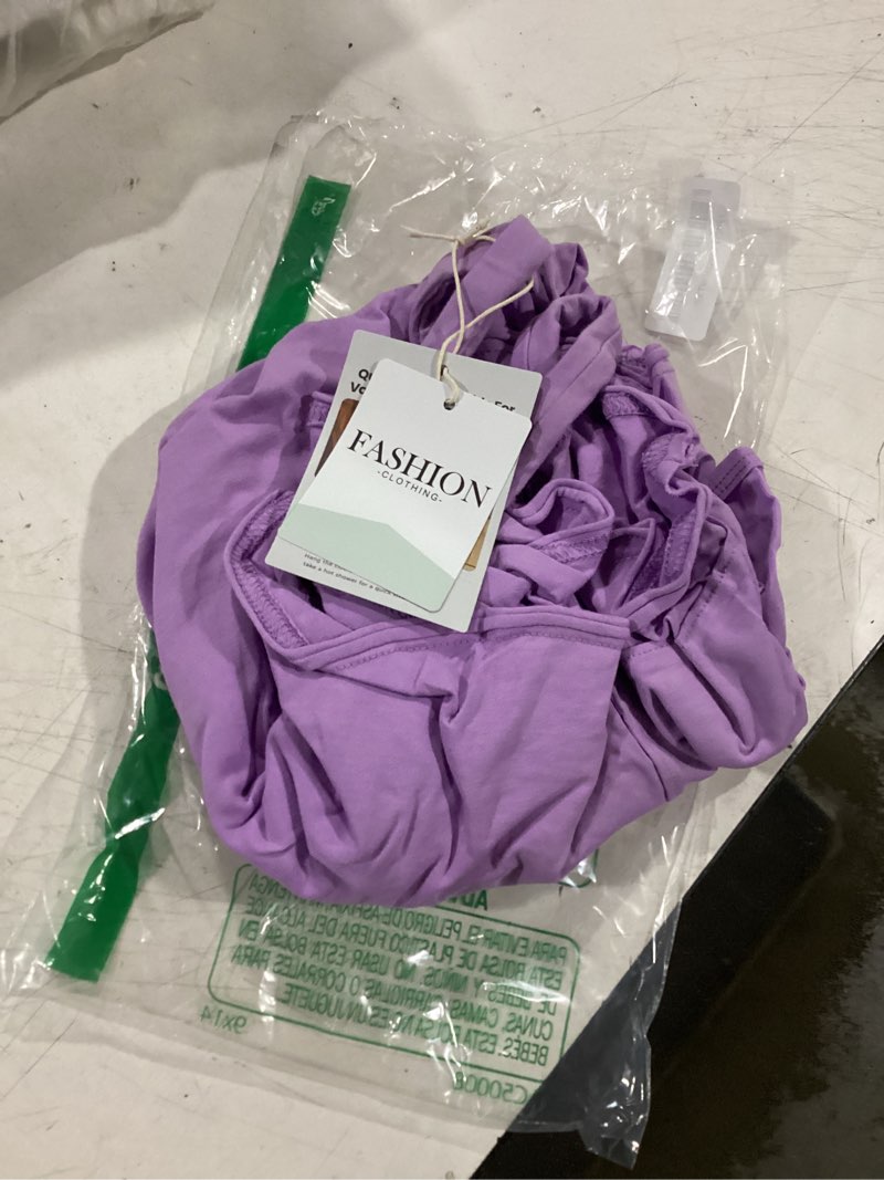 Condition photo showing Good Condition for faleave women's summer sleeveless mini dress athletic dress spaghetti strap short tennis dress with pockets purple small