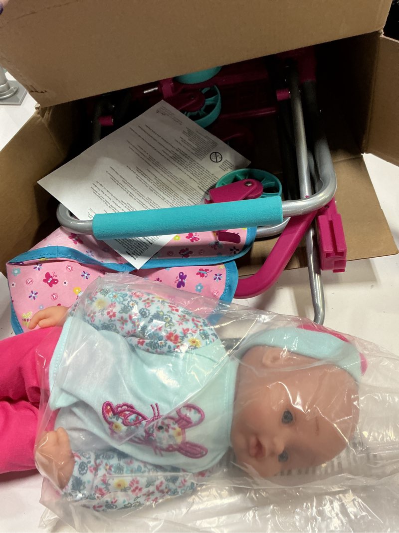 Condition photo showing Good Condition for shopping cart with 16" baby doll