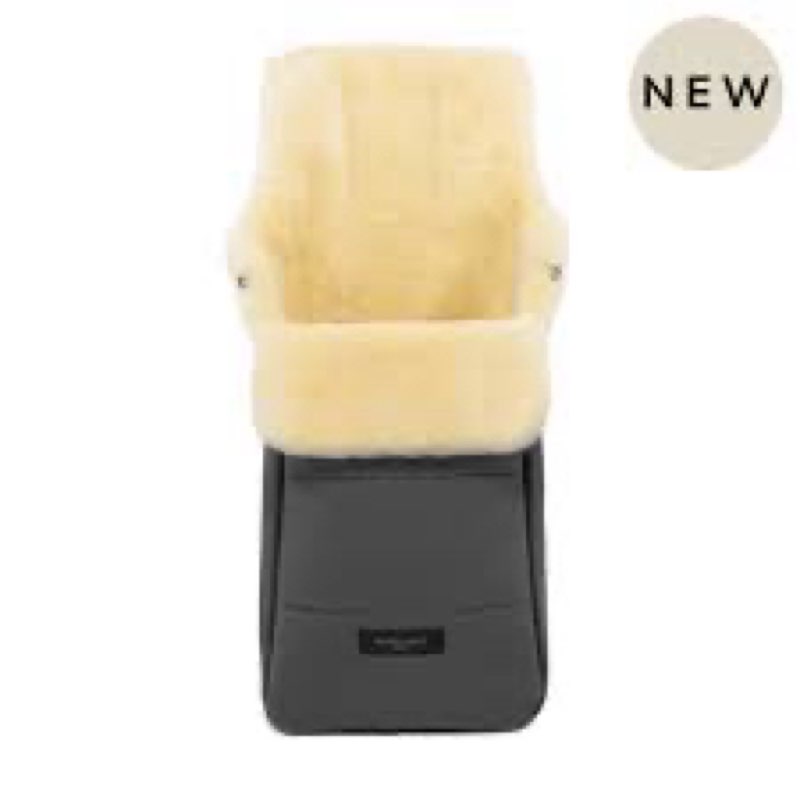 WERNER CHRIST Baby Sheepskin footmuff FLIMS Luxe - Full Medical Sheepskin footmuff for Buggy (from 6