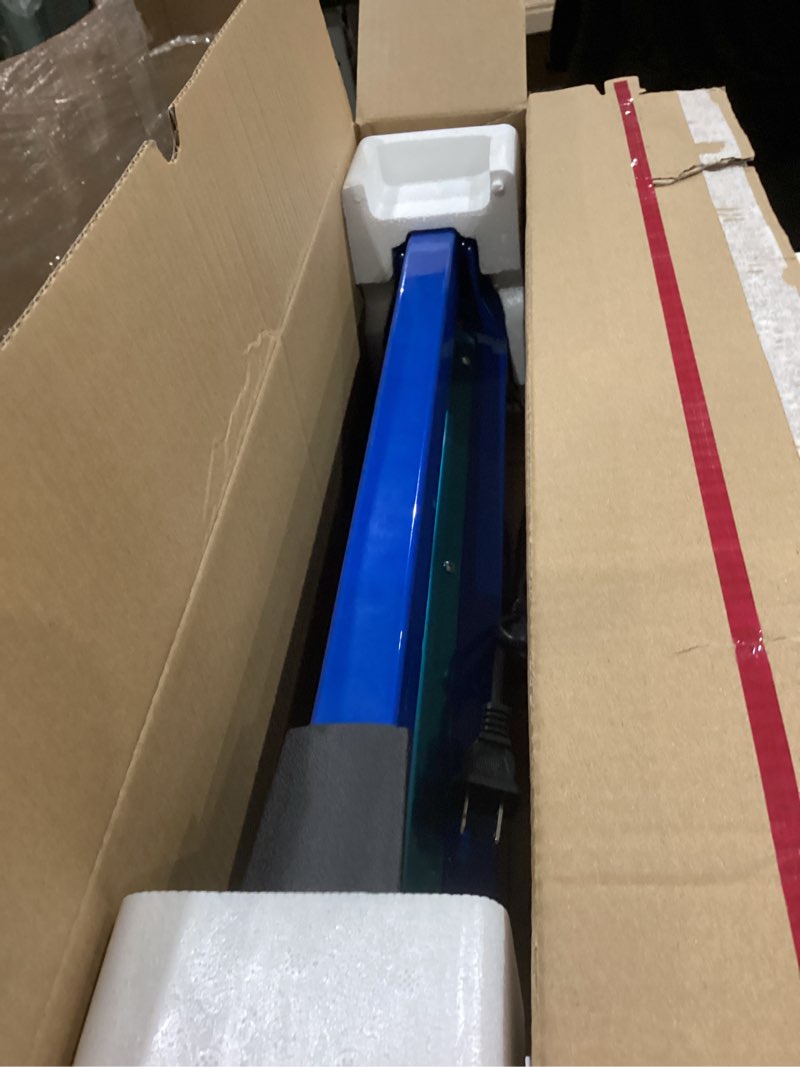 Condition photo showing Good Condition for impulse sealer 16 inch manual heat sealer machine with adjustable heating mode, abs shrink wrap bag sealers for plastic pe pp bags, portable poly bag sealing machine with extra replace kit (blue)