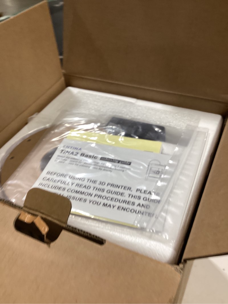 Condition photo showing Good Condition for Mini 3D Printers Tina2 Basic V11, Fully Assembled and Auto Leveling 3D Printer for Beginners and Kids, Removable Magnetic Platform, High Precision Printing FDM Mini 3D Printer for Home & School Tina2 Basic Pro