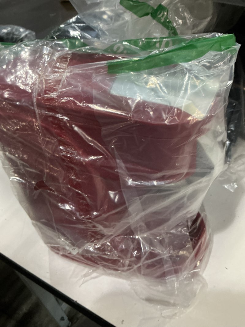 Condition photo showing As Is for chulux classic single serve coffee maker for k cup, one button easy coffee machine for office, rv, travel and dorm, red