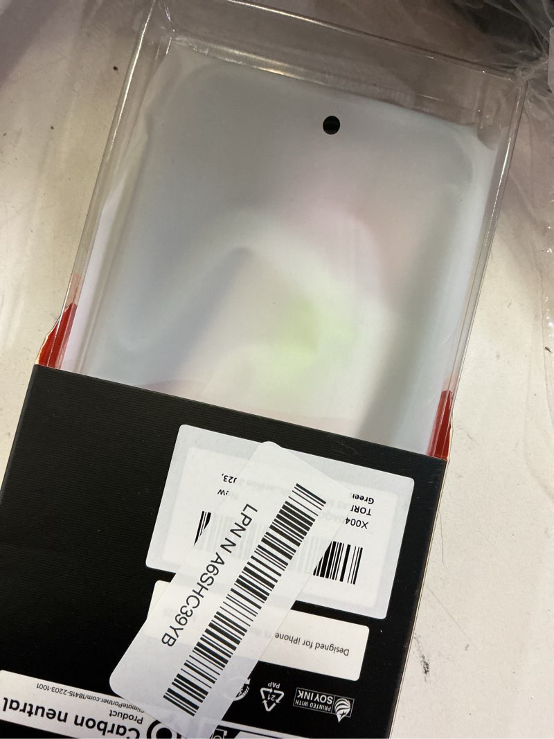 Condition photo showing Good Condition for TORRAS Magnetic Shockproof for iPhone 15 Pro Case, [Military-Grade Drop Tested][Compatible with MagSafe] Translucent Hard PC Back with Silicone Slim Protective Cover Anti-Fingerprint, Green iPhone 15 Pro Green