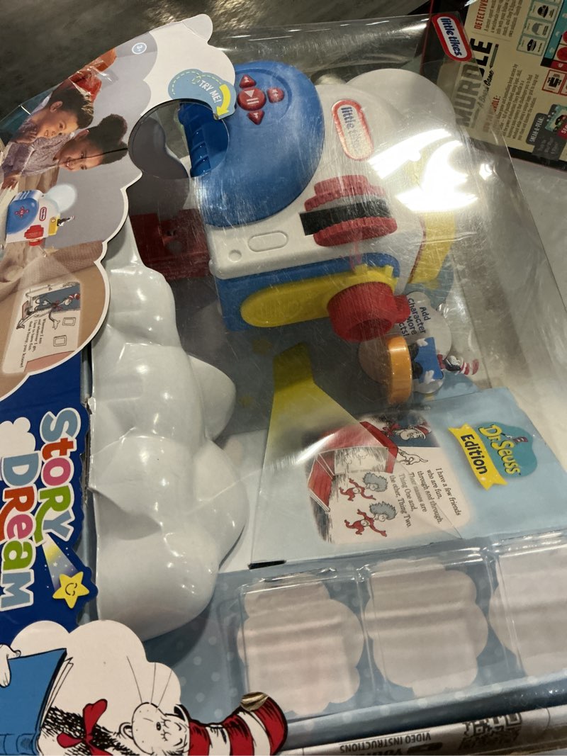 Condition photo showing Good Condition for little tikes story dream machine dr. seuss starter pack, storytime, books, audio play character, gift and toy for toddlers and kids girls boys ages 3+ years