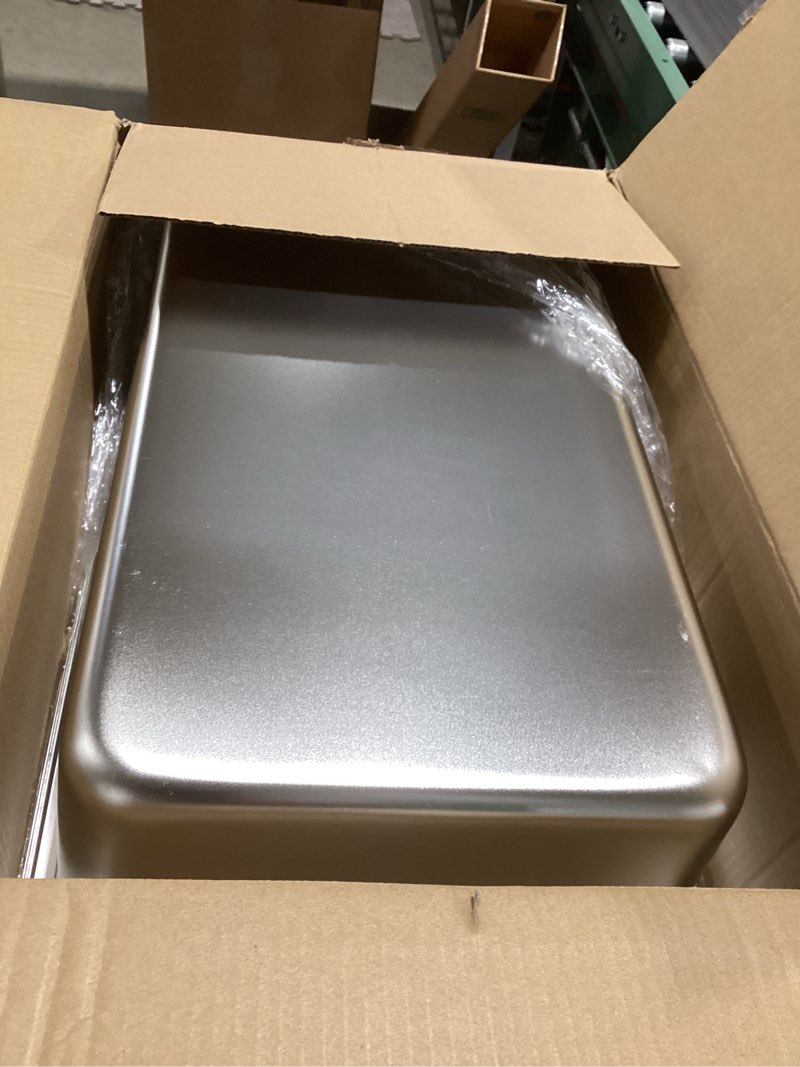 Condition photo showing Good Condition for 3 Pack Full Size 4 Inch, 6 Inch Hotel Pan with Lid Perforated Steam Table Pan Chafing Pans Steam Table Tray Stainless Steel Restaurant Supplies for Buffets Catering Commercial Kitchen
