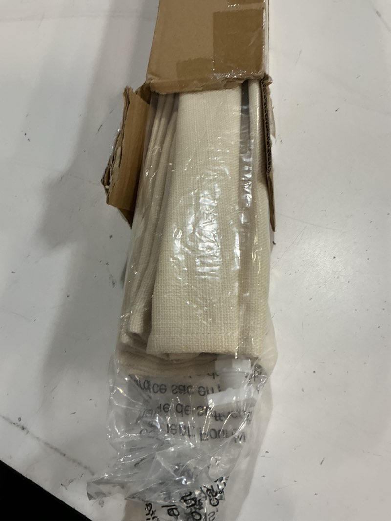 Condition photo showing Good Condition for lazblinds no drill roman shades for windows, cordless light filtering window shades with uv protection, polyester fabric for bedroom & living room, 23" w x 64" h, cream light filtering - cream 23"w x 64"h