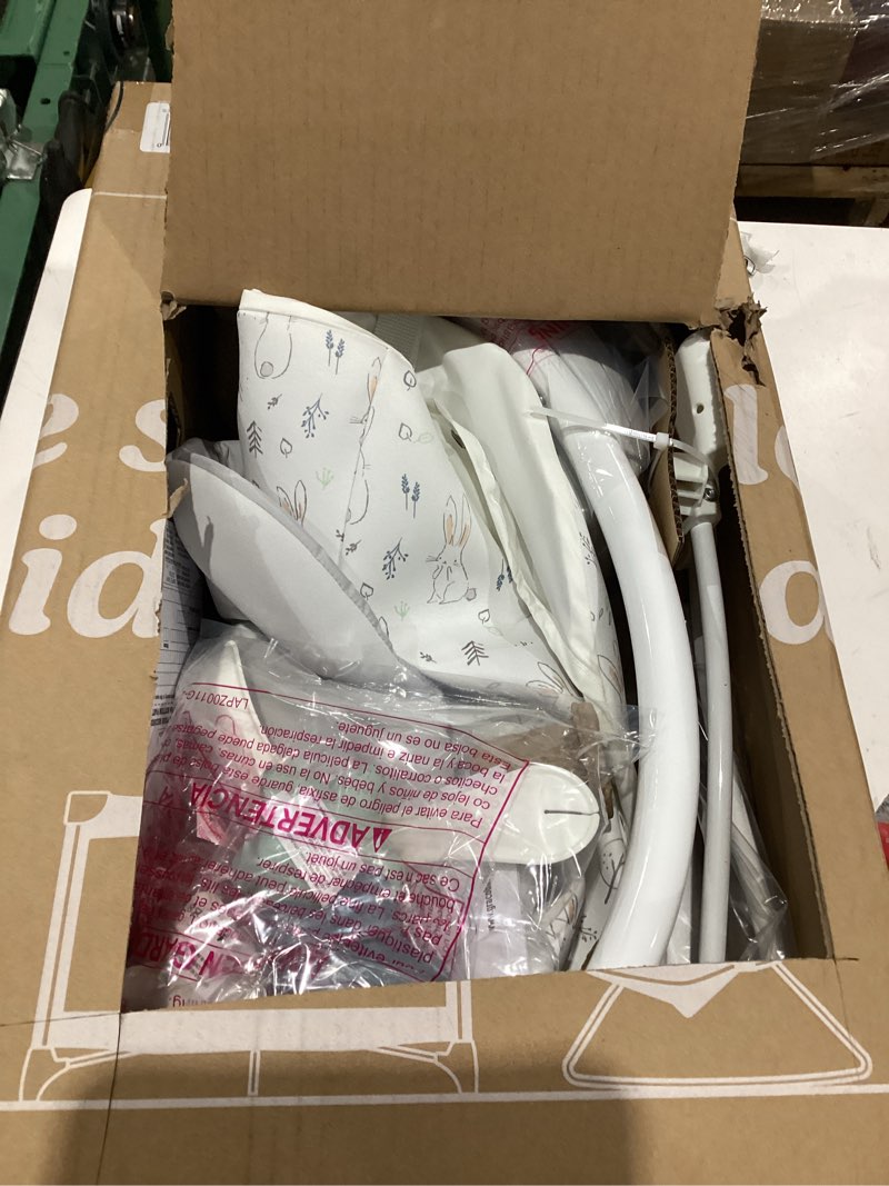 Condition photo showing Good Condition for graco simple sway portable baby swing for infants, newborn swing with 15 songs and sounds, great gift for new parents, baby registry must have