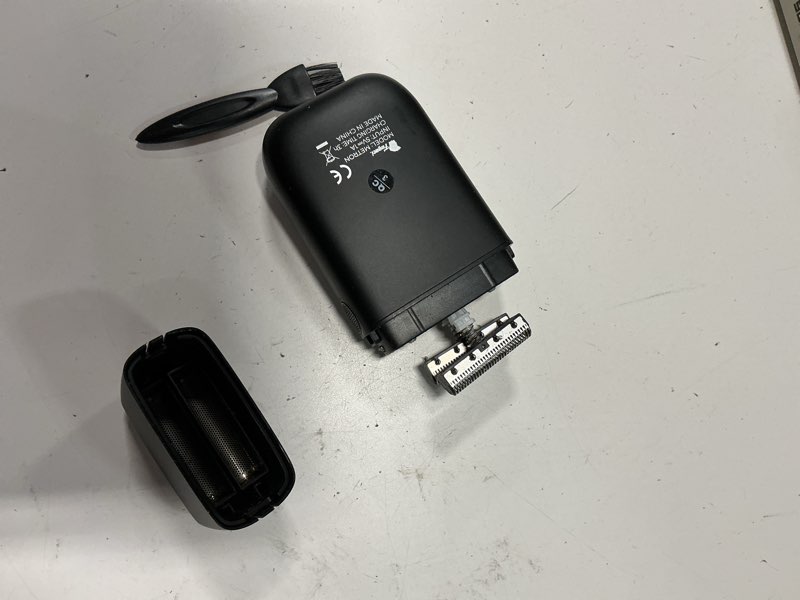 Condition photo showing As Is for fagaci double foil shaver for men – electric shaver with close shaving, no irritation, professional barber foil shavers 8500 rpm high torque, 3h battery, mens razor for face, easy clean