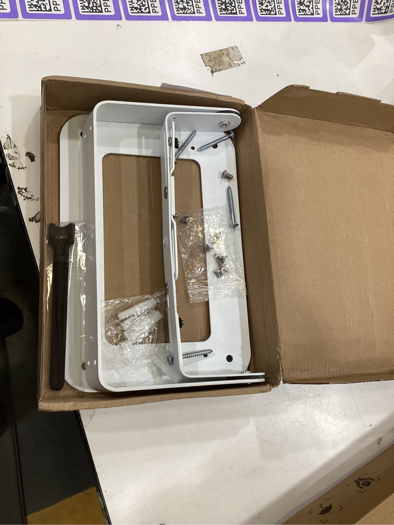 Condition photo showing Good Condition for dawasapat 360° adjustable stand desktop projector mount base - projector ceiling mount with adjustable plate arms with 4 install holes with cable ties white