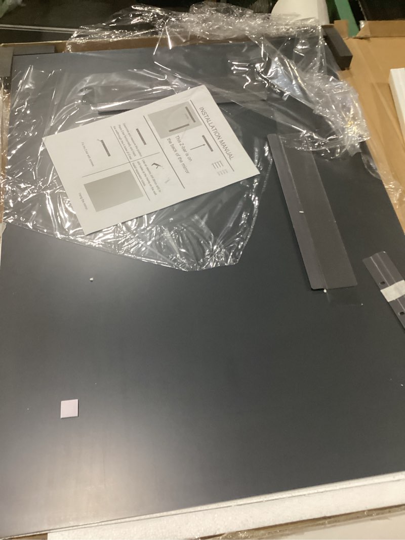 Condition photo showing Good Condition for rectangular beveled bathroom mirrors, 24x32 inch beveled bathroom mirror? | frameless mirrors for bathroom,bedroom/wall/makeup area/cloakroom, hung horizontally or vertically.