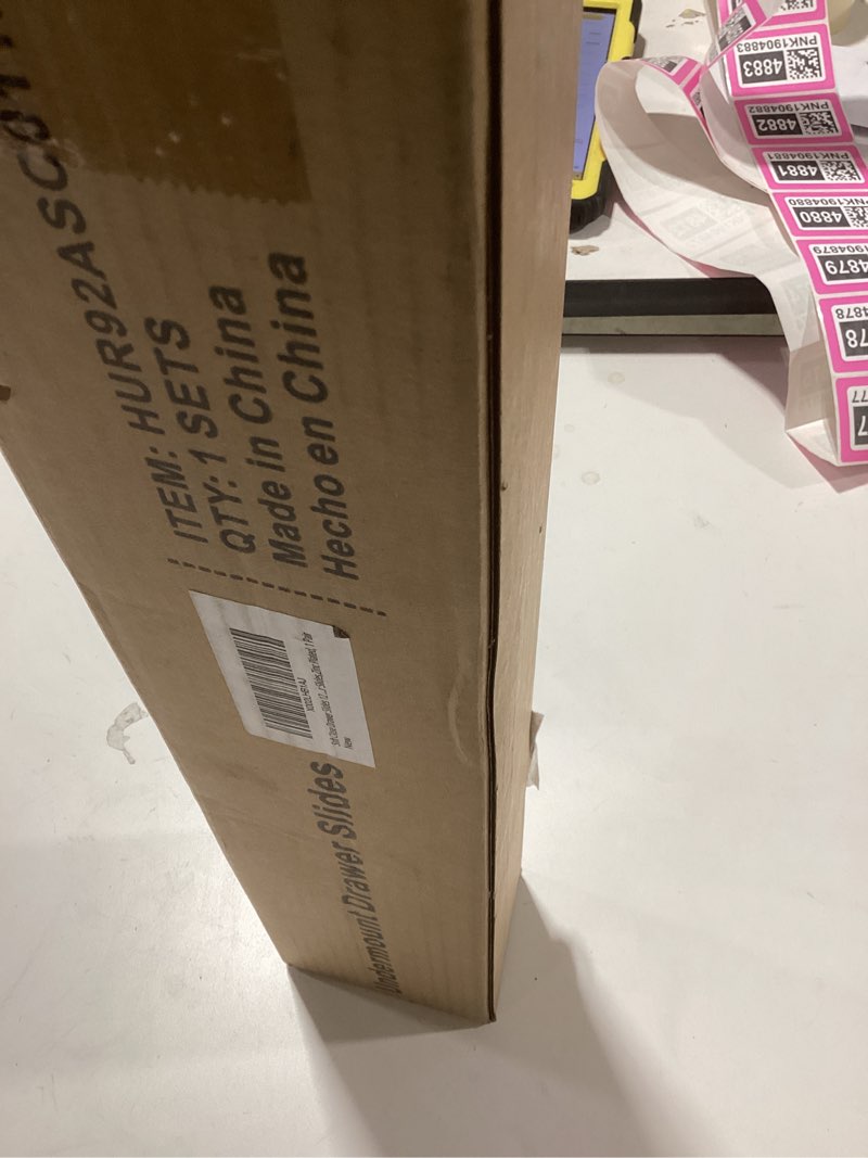 Condition photo showing New/Like New for OCG Under Mount Drawer Slides 12 inch (1 Pair), Full Extension Soft Close Undermount Drawer Slides, Come with Mounting Screws and Brackets 12 Inch 1