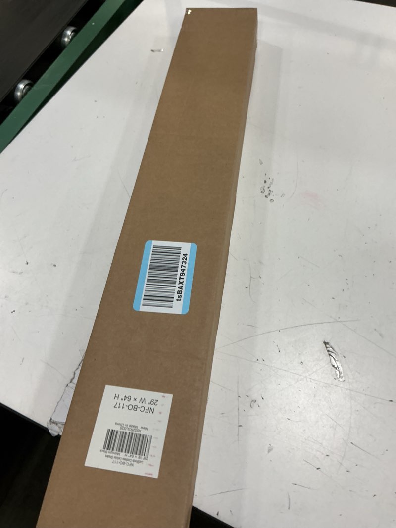 Condition photo showing New/Like New for lazblinds cordless cellular shades, no tools no drill blackout honeycomb shades pleated blinds for windows, 29" w x 64" h, midnight black blackout-midnight black 29'' w x 64'' h