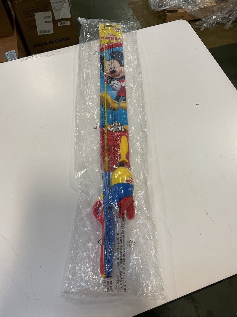 Condition photo showing New/Like New for Shakespeare Youth Fishing Kits Disney Mickey Beginner