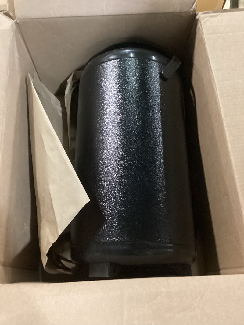 Condition photo showing As Is for WantJoin Insulated Beverage Dispenser - Thermal 12L/3.2Gal Stainless Steel Hot & Cold Drink Dispenser with Spigot for Tea, Coffee, Milk, Water & Juice (Black)