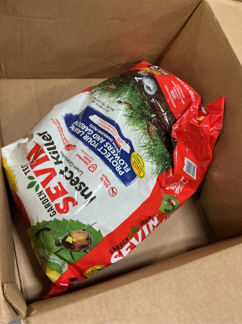 Condition photo showing Good Condition for sevin 100530128 gardentech insect killer lawn granules, 10 pound, white
