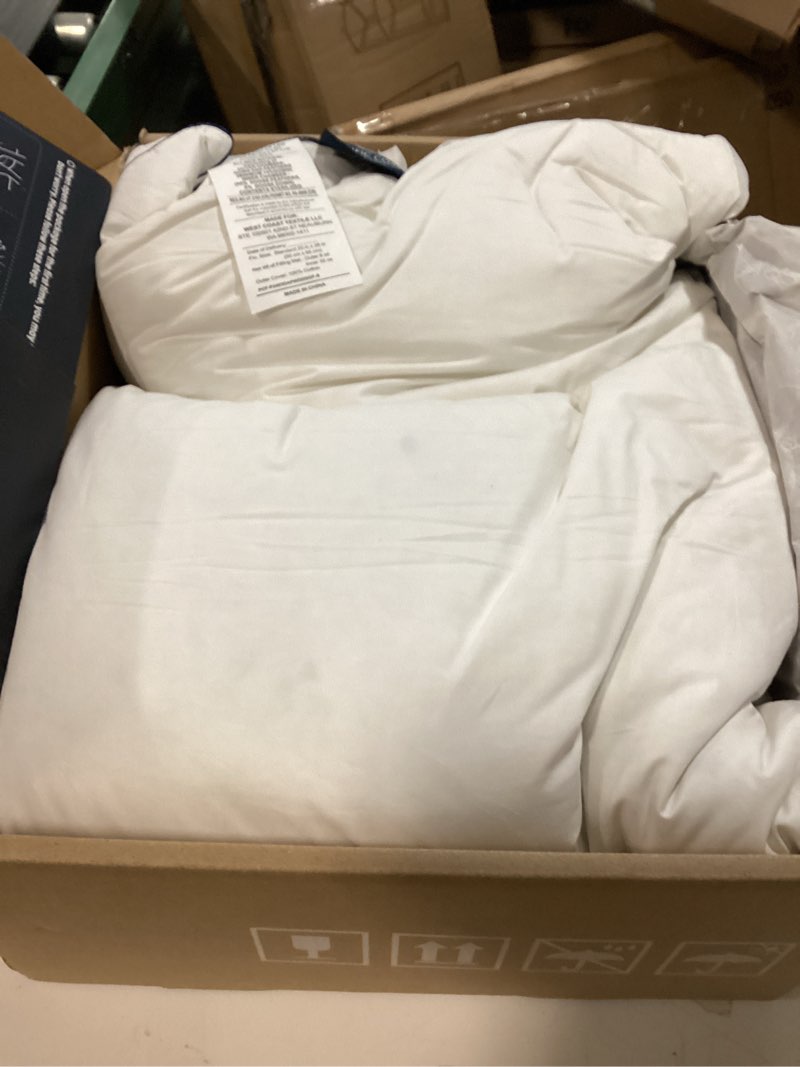 Condition photo showing item condition for Pacific Coast Feather and Down Bed Pillows Standard Size Set of 2, Goose Feather and Down Hotel Pillow for Sleeping, Downproof, 3-Chamber, Medium Supportive, 100% Cotton Shell Standard (Pack of 2)