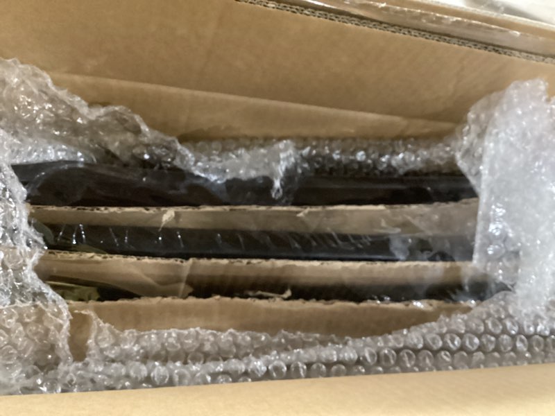 Condition photo showing Good Condition for bigzone 60" black ceiling fan without light, dc motor quiet energy saving,3 balsa black wood blades,wood ceiling fan with remote control, reversible blades