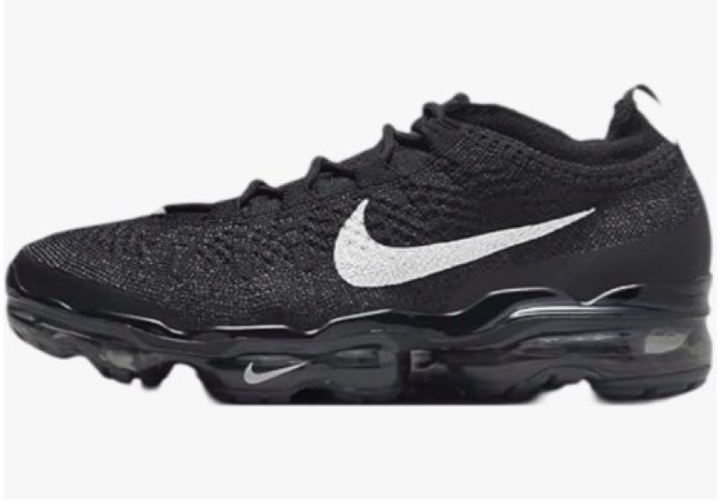 Nike Women's Air Vapormax 2023 Flyknit Running Shoe 7 Black/Sail/Anthracite