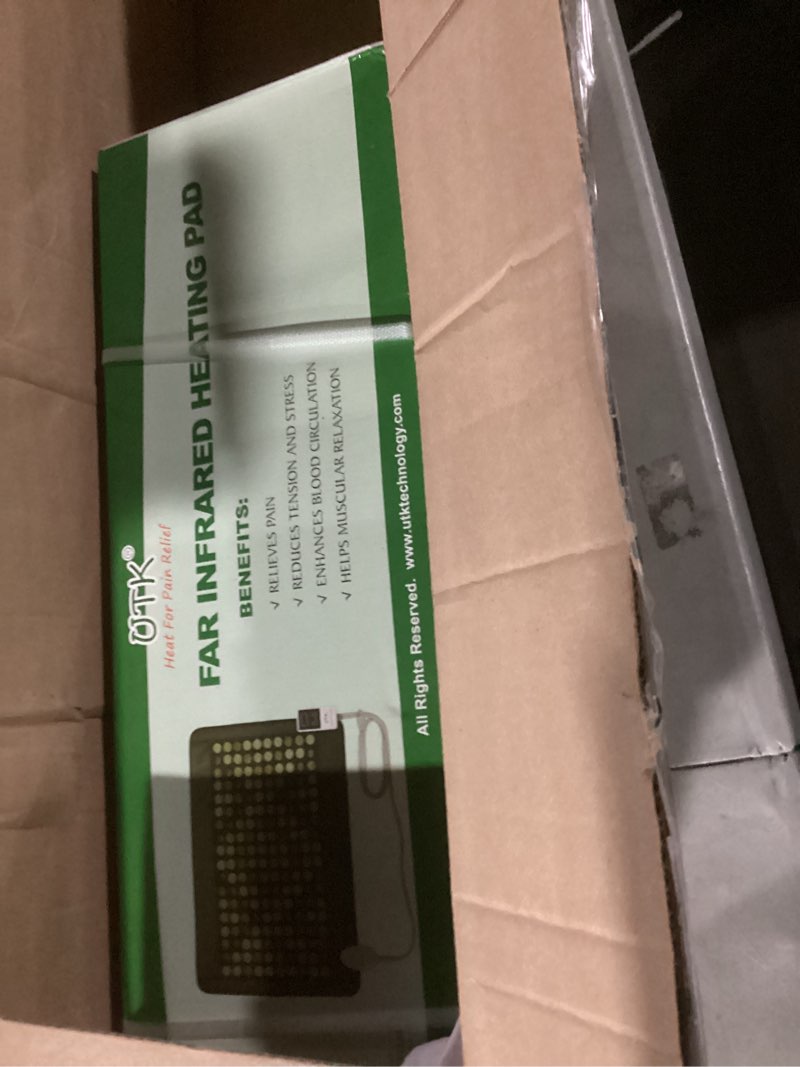 Condition photo showing Good Condition for utk heating pad for back, 5x deeper back pain relief, far infrared heating pad with natural jade, fsa-hsa eligible, hotter to 159?, 4h auto off, travel bag, memory function, 23.5"×16", gifts for women standard pack