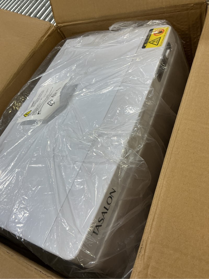 Condition photo showing Good Condition for TASALON Professional Hot Towel Warmer Cabinet, 23L Large Capacity, Use for Facial Spa, Hair Beauty, Salon Equipment and Home, Perfect Temperature for Towel Warmer, Fits up to 72 Small Towels - White