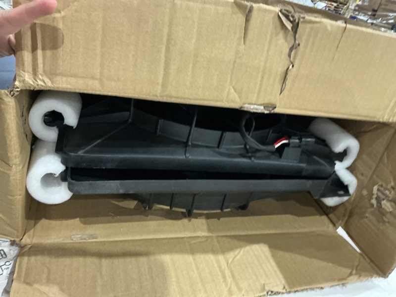 Condition photo showing As Is for pack of 2 ac cooling radiator fan assembly left & right set compatible with 2008-2012 honda accord 2.4l # ho3113123 611130 621-357