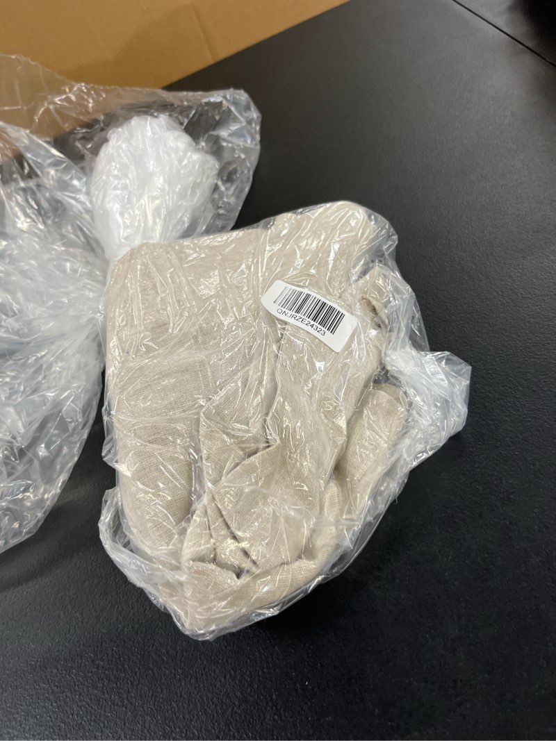 Condition photo showing Good Condition for european linen chambray euro sham, euro, natural chambray