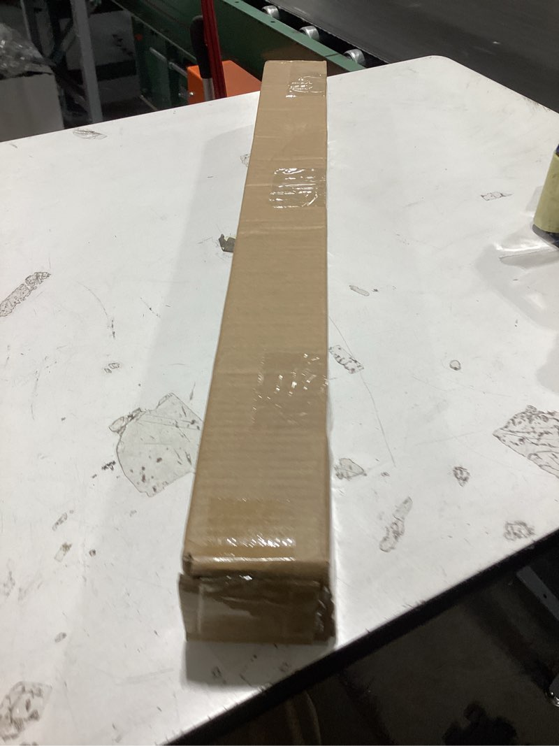 Condition photo showing Good Condition for gold curtain rods for windows 28 to 48 inch,adjustable drapery rods with aluminum end cap and full surround brackets,1-inch window curtain rod for wall and ceiling mount 28-48" gold