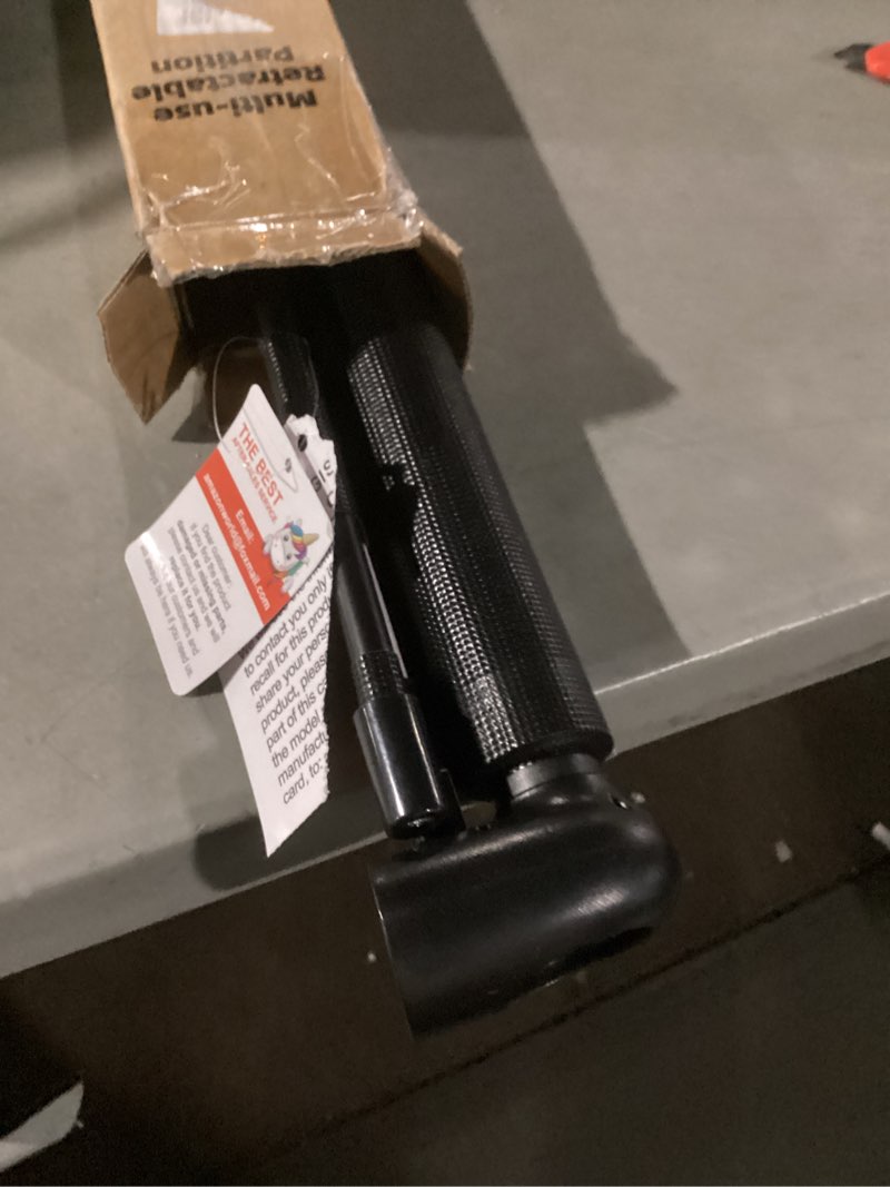 Condition photo showing New/Like New for Retractable Baby Gates for Doorways, Mesh Dog Gate for Stairs, Pet Gate Indoor, Extends to 55" Wide 33" Tall, Safety Toddlers Gates for Hallways, Indoor & Outdoor Use, Black Black 33'' Tall x 55'' Wide