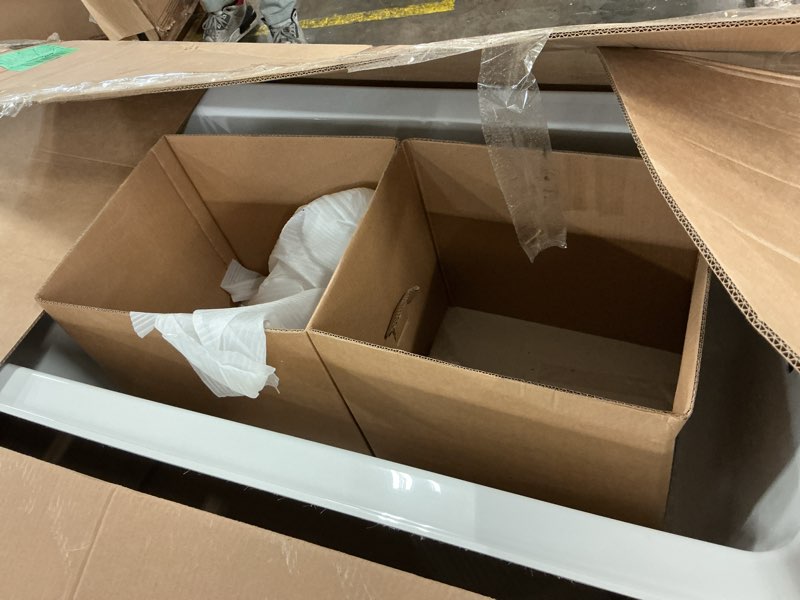 Condition photo showing As Is for American Standard 2973202.020 Studio 60 x 30-Inch Alcove Bathtub, Left-Hand Drain, White