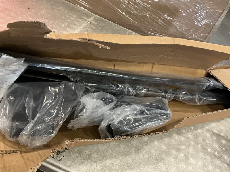 Condition photo showing Good Condition for 330lbs lockable roof rack cross bars fit for 2015 2016 2017 2018 2019 2020 chevrolet suburban/tahoe, gmc yukon & yukon xl, cadillac escalade & escalade esv, aluminum roof rails crossbar suburban/ gmc yukon xl/ escalade esv 2015-2020