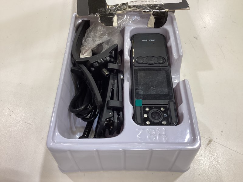 Condition photo showing As Is for z11 4k body camera with audio and video recording, 128gb small body cam with 180° rotating lens, 6hr battery & night vision, wearable camera for pet, home, office, security police law enforcement 128gb-4k