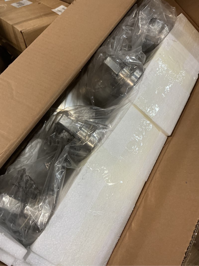 Condition photo showing New/Like New for melucee 4-light bathroom lighting fixtures brushed nickel, dimmable led vanity light for bathroom 5cct bubble crystal bath wall lights with clear glass shade, built-in led chips brushed nickel 4 lights