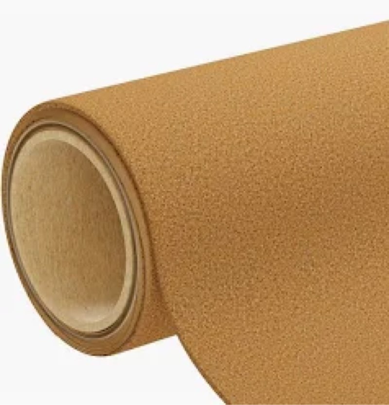 Geetery 24 x 100 Inches Self Adhesive Cork Roll Thickness Bulletin Message Board for Door Signs Floo