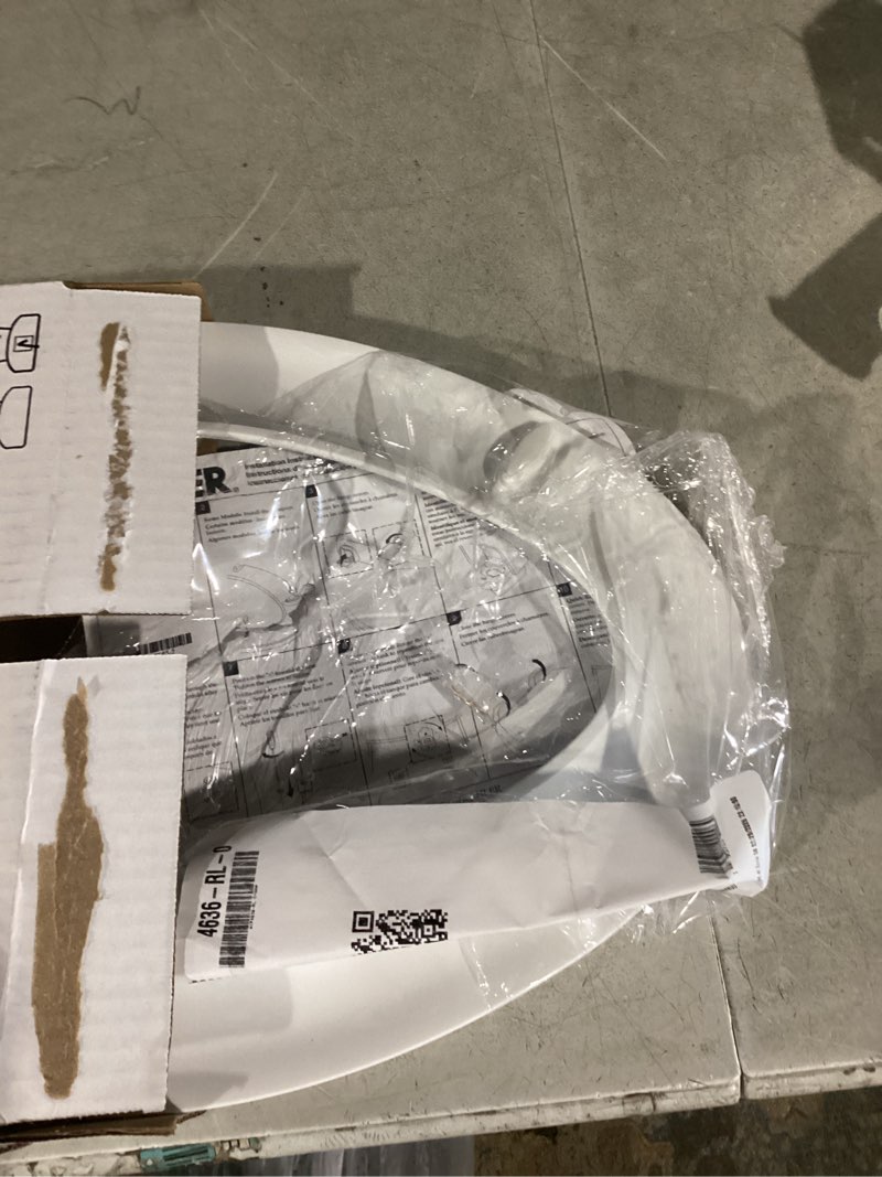 Condition photo showing Good Condition for round toilet seat, standard 16.5” slow/soft close round toilet seat for round toilets, no-slam quiet-close lid, easy-to-install, white, durable never-loosen design white round(standard)