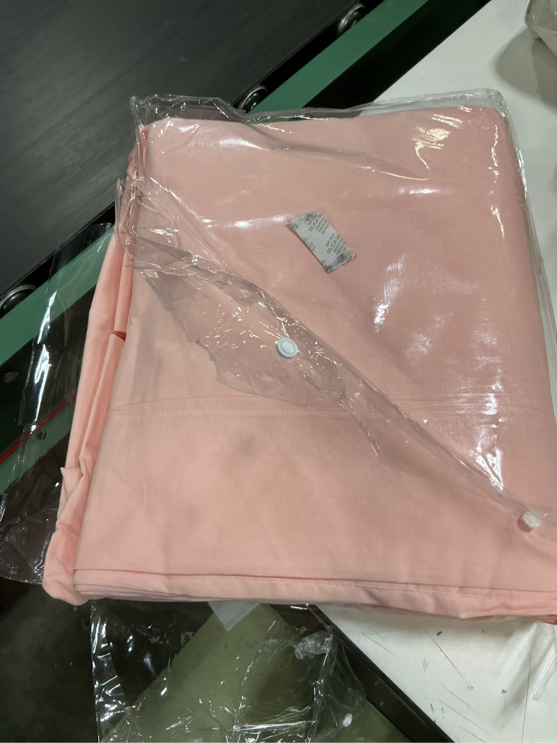 Condition photo showing Good Condition for casa platino 100% cotton queen size sheets set – 6 piece crisp percale queen size cooling sheets, lightweight for summer, with 15" deep pocket fitted sheet nightly comfort & airy sleep – veiled rose queen 10: veiled rose